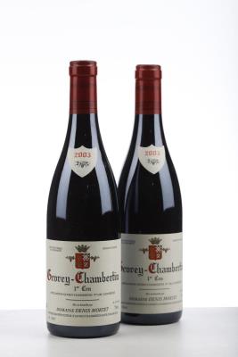 GEVREY CHAMBERTIN 1 ER CRU 2003 - Denis Mortet - 2 Bottles
