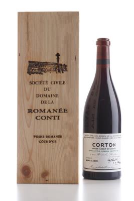 CORTON 2012 - Domaine de la Romanee Conti - 1 Bottle - Owc 1