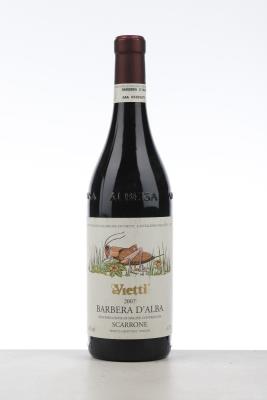 BARBERA D'ALBA SCARRONE 2007 - Vietti - 1 Bottle