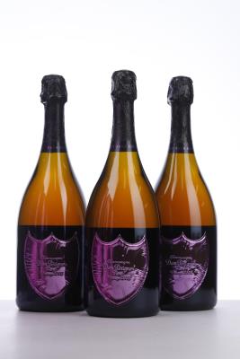 DOM PERIGNON ROSE LADY GAGA 2008 - Moet et Chandon - 3 Bottles - Metalbox
