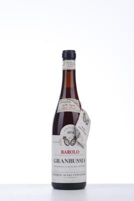 BAROLO RISERVA GRANBUSSIA BRICCO CICALA 1974 - Aldo Conterno  - 1 Bottle