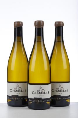 CHABLIS 2020 - Roland Lavantureux - 3 Bottles