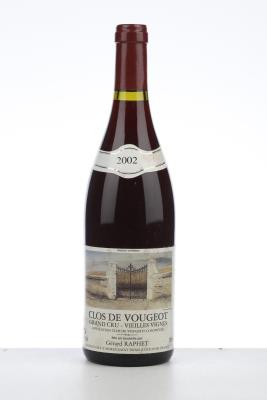 CLOS VOUGEOT VIEILLES VIGNES 2002 - Jean Raphet - 1 Bottle
