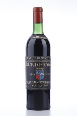 BRUNELLO DI MONTALCINO 1970 - Biondi Santi - 1 Bottle