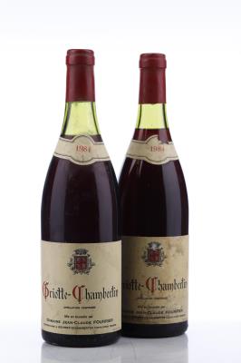 GRIOTTE CHAMBERTIN 1984 - Jean Claude Fourrier - 2 Bottles