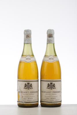 MEURSAULT PERRIERES 1978 - Pierre Morey - 2 Bottles