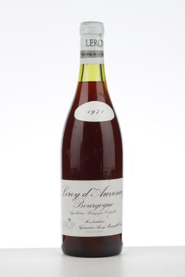 BOURGOGNE ROUGE LEROY D'AUVENAY 1971 - Leroy d'Auvenay - 1 Bottle