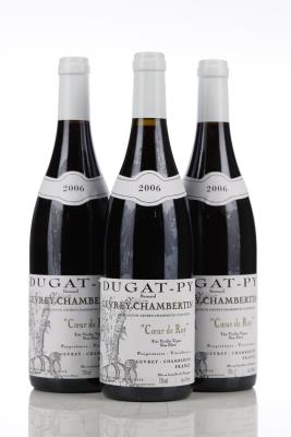 GEVREY CHAMBERTIN COEUR DE ROY TRES VIEILLES VIGNES 2006 - Dugat Py - 3 Bottles
