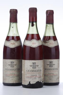 CHAMBERTIN 1974 - Trapet - 3 Bottles