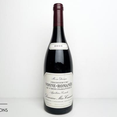 VOSNE ROMANEE CROS PARANTOUX 2003 - Meo Camuzet - 1 Bottle