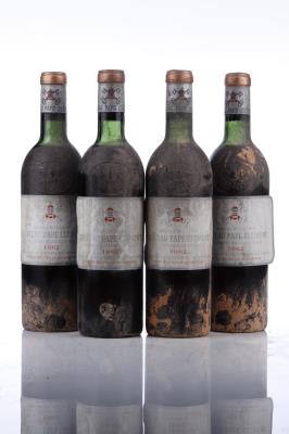 PAPE CLEMENT 1962 - 4 Bottles