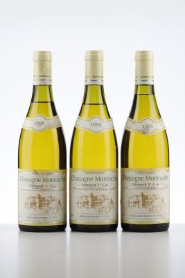 CHASSAGNE MONTRACHET BLANC MORGEOT 1996 - Bernard Morey - 3 Bottles