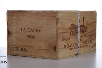 LA TACHE    Domaine de la Romanee Conti 2002 - 6 Bottles in Owc 6