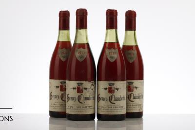GEVREY CHAMBERTIN LES CAZETIERS 1971 - Armand Rousseau - 4 Bottles