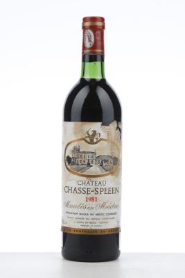 CHASSE SPLEEN 1981 - Mc - 1 Bottle