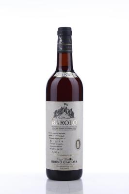 BAROLO VIGNA RIONDA 1974 - Bruno Giacosa  - 1 Bottle