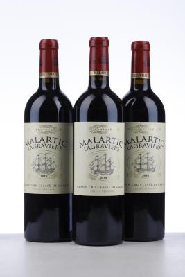 MALARTIC LAGRAVIERE 2010 - Mc - 3 Bottles