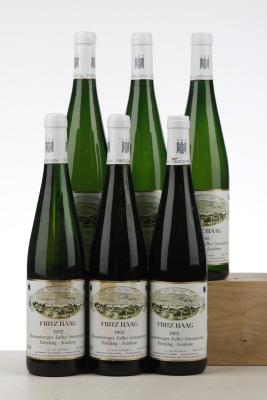 BRAUNEBERGER JUFFER SONNENUHR RIESLING AUSLESE 1992 - Fritz Haag - 6 Bottles