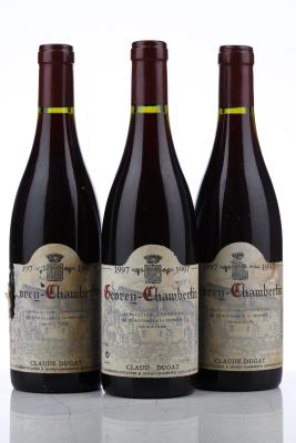 GEVREY CHAMBERTIN 1997 - Claude Dugat - 3 Bottles