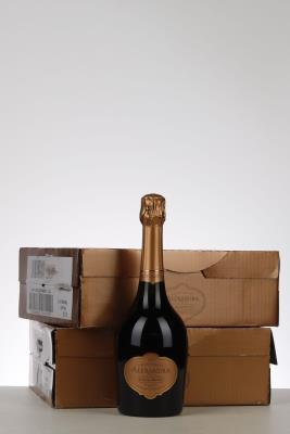 LAURENT PERRIER GRANDE CUVEE ALEXANDRA ROSE 2004 - Laurent Perrier - 6 Bottles - Oc 3