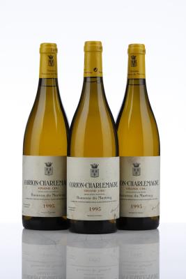 CORTON CHARLEMAGNE 1995 - Bonneau du Martray - 3 Bottles