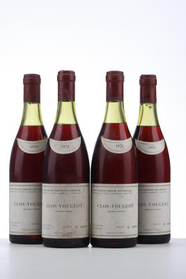 CLOS VOUGEOT 1972 - Domaine des Varoilles - 4 Bottles