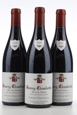 GEVREY CHAMBERTIN MES CINQ TERROIRS 2020 - Denis Mortet - 3 Bottles