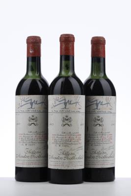 MOUTON ROTHSCHILD 1962 - Mc - 3 Bottles