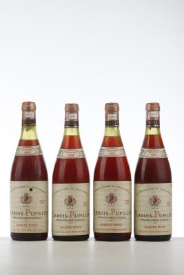 ARBOIS PUPILLIN ROUGE 1978 - Marcel Poux - 4 Bottles