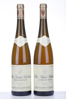 RIESLING RANGEN DE THANN CLOS SAINT URBAIN 1999 - Zind Humbrecht - 2 Bottles