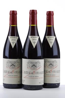 CHATEAU DE FONSALETTE 2010  - 3 Bottles