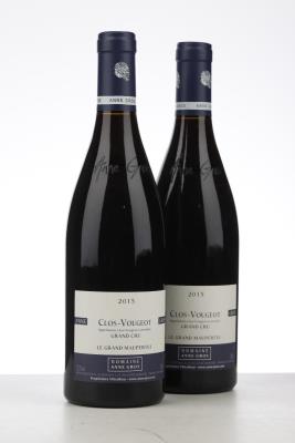 CLOS VOUGEOT LE GRAND MAUPERTUI 2015 - Anne Gros - 2 Bottles