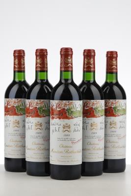MOUTON ROTHSCHILD 1989 - Mc - 5 Bottles