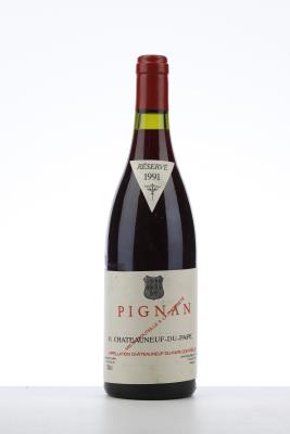 CHATEAUNEUF DU PAPE PIGNAN RESERVE 1991 - Rayas - 1 Bottle