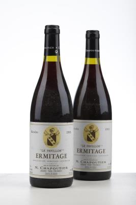 ERMITAGE ROUGE LE PAVILLON 1993 - Chapoutier - 2 Bottles