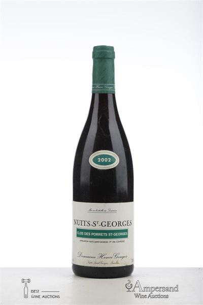 NUITS ST GEORGES CLOS DES PORRETS ST GEORGES 2002 - Henri Gouges - 1 Bottle