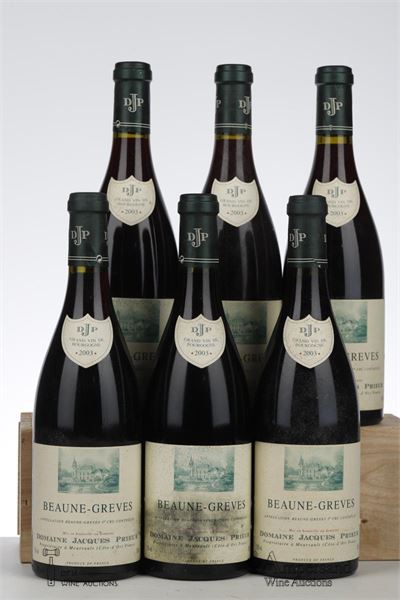 BEAUNE GREVES 2003 - Jacques Prieur - 6 Bottles - Owc 6