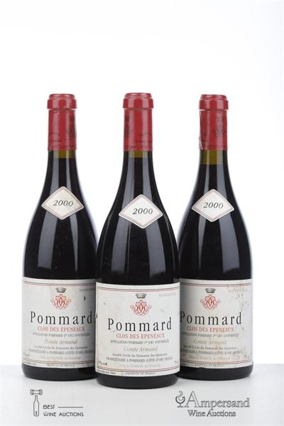 POMMARD CLOS DES EPENEAUX 2000 - Comte Armand - 3 Bottles