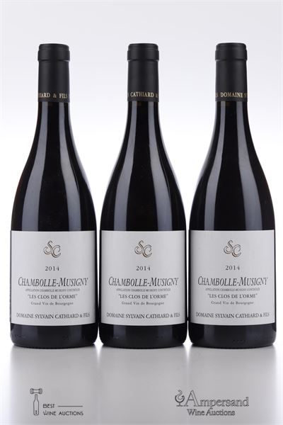CHAMBOLLE MUSIGNY LES CLOS DE L'ORME 2014 - Sylvain Cathiard - 3 Bottles