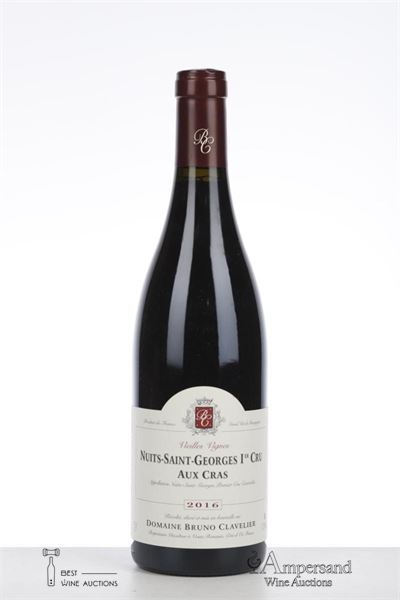 NUITS ST GEORGES AUX CRAS VIEILLES VIGNES 2016 - Bruno Clavelier - 1 Bottle