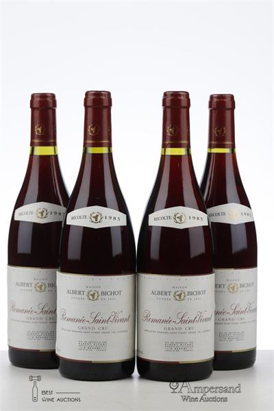 ROMANEE ST VIVANT 1985 - Albert Bichot - 4 Bottles