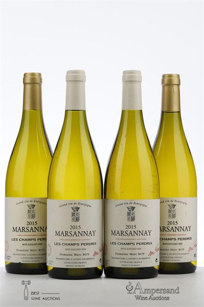 MARSANNAY BLANC LES CHAMPS PERDRIX 2015 - Marc Roy - 4 Bottles