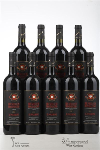 BRUNELLO DI MONTALCINO IL POGGIONE 2010 - Franceschi - 9 Bottles
