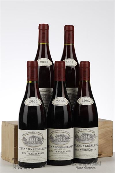 PERNAND VERGELESSES LES VERGELESSES 2005 - Chandon de Briailles - 5 Bottles