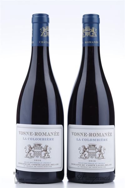 VOSNE ROMANEE LA COLOMBIERE 2016 - Comte Liger Belair - 2 Bottles