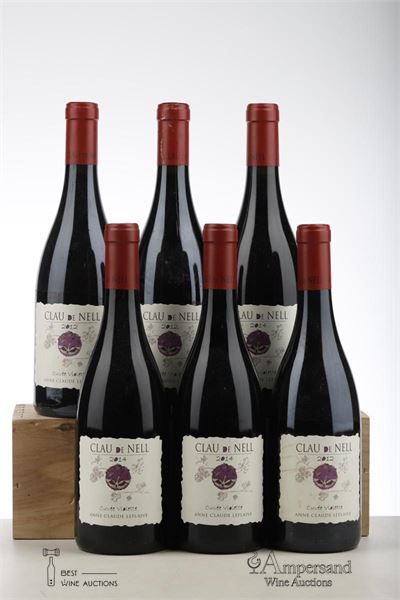CLAU DE NELL ANJOU CUVEE VIOLETTE 3*2012 + 3*2014   - Anne Claude Leflaive - 6 Bottles