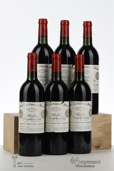 CHEVAL BLANC 1979 - Mc - 6 Bottles
