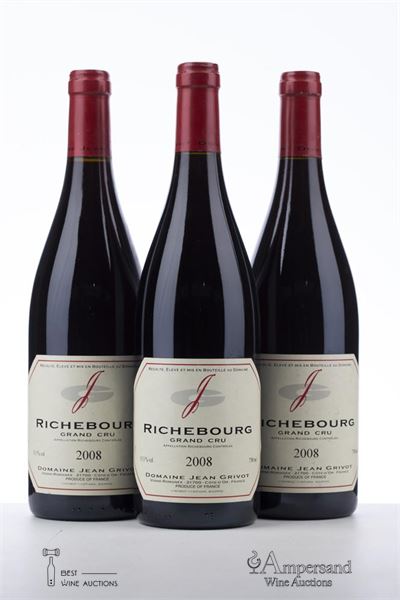 RICHEBOURG 2008 - Jean Grivot - 3 Bottles