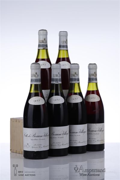 COTE DE BEAUNE VILLAGES 1985 - Leroy Negociant - 6 Bottles