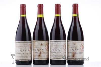 VOLNAY CLOS DES DUCS 1990 - Marquis d'Angerville - 4 Bottles
